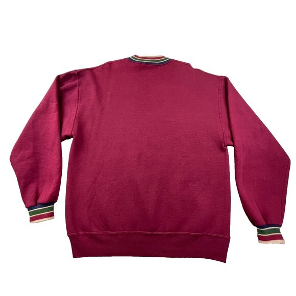 VTG TSSAA State Championship Jerzees Super Sweats Sweatshirt Men Large Burgundy - Picture 2 of 13